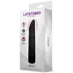 LATETOBED Stimulateur de clitoris Nyly 13 x 2.5cm Noir